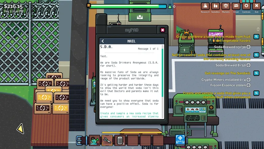 Скриншот 6 к игре Soda Story - Brewing Tycoon