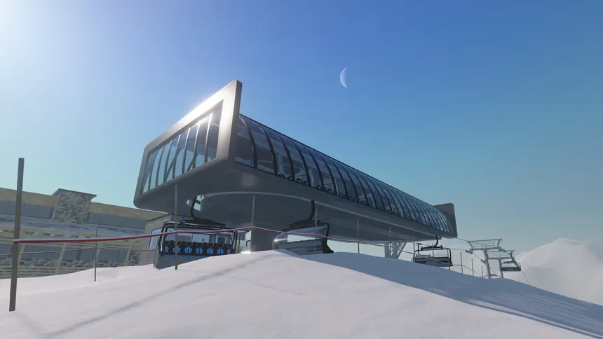 Скриншот 1 к игре Winter Resort Simulator