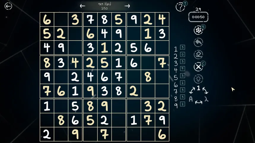 Скриншот 8 к игре Sudoku 9X16X25