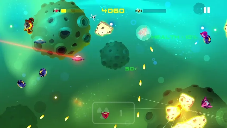 Скриншот 1 к игре Asteroid Invaders