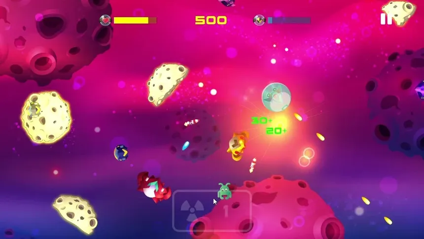 Скриншот 2 к игре Asteroid Invaders