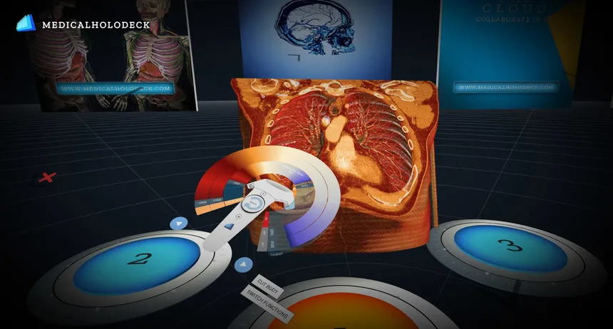 Скриншот 5 к игре MEDICALHOLODECK PRO FREE TRIAL | FULL FEATURES FOR 30 DAYS | Medical Virtual Reality | Medical VR | DICOM Viewer | Human Body VR | Human Anatomy | Virtual Surgery | Virtual Radiology  | Surgeon VR | 3D VR | Human Organs | Health | Healthcare | Nurse VR