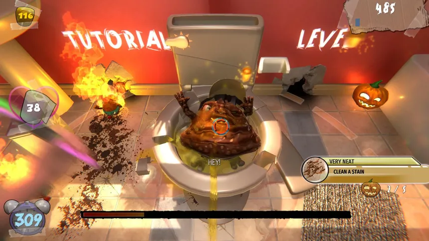Скриншот 3 к игре ATTACK OF THE EVIL POOP