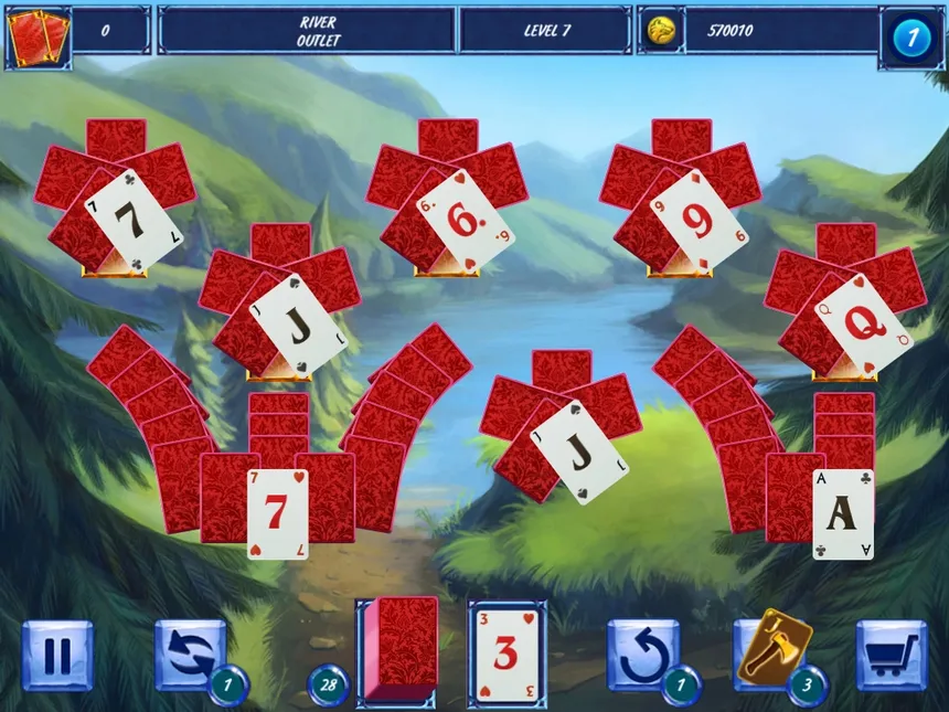 Скриншот 2 к игре Fairytale Solitaire: Red Riding Hood