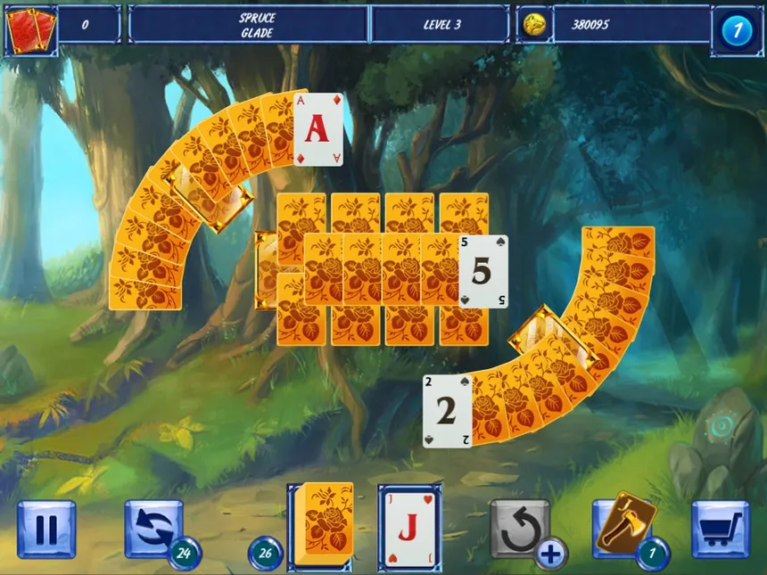 Скриншот 4 к игре Fairytale Solitaire: Red Riding Hood