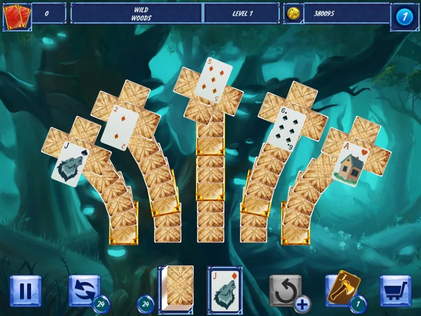 Скриншот 5 к игре Fairytale Solitaire: Red Riding Hood