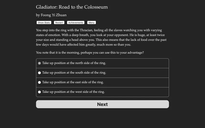 Скриншот 2 к игре Gladiator: Road to the Colosseum