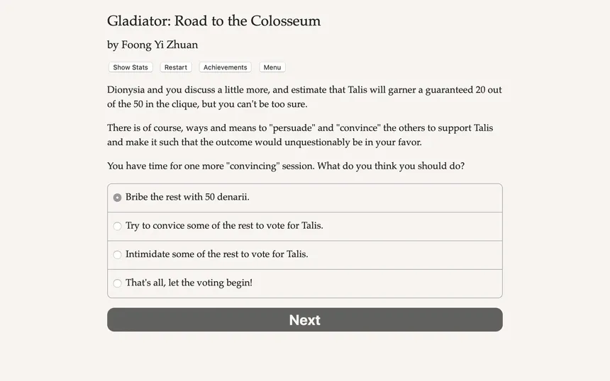 Скриншот 3 к игре Gladiator: Road to the Colosseum