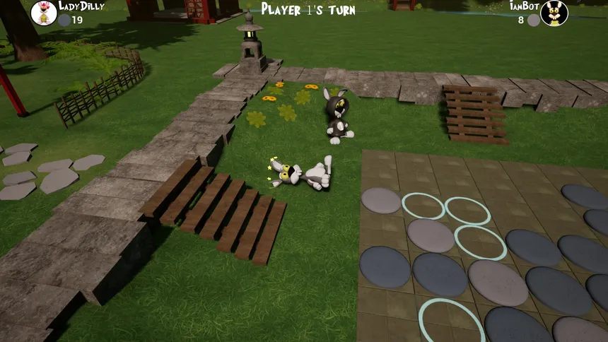Скриншот 2 к игре Bunny Reversi