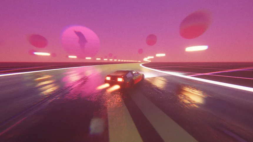 Скриншот 3 к игре Vaporwave Drift