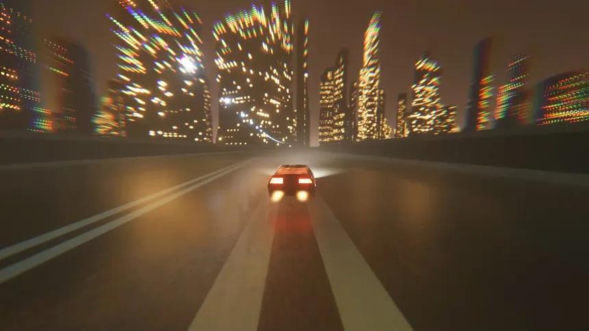 Скриншот 4 к игре Vaporwave Drift