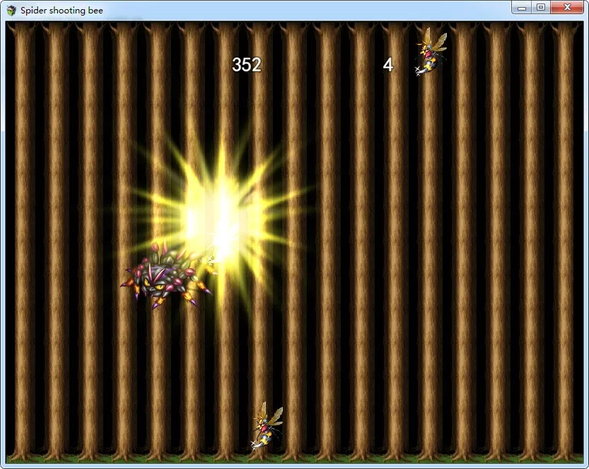 Скриншот 2 к игре Spider shooting bee