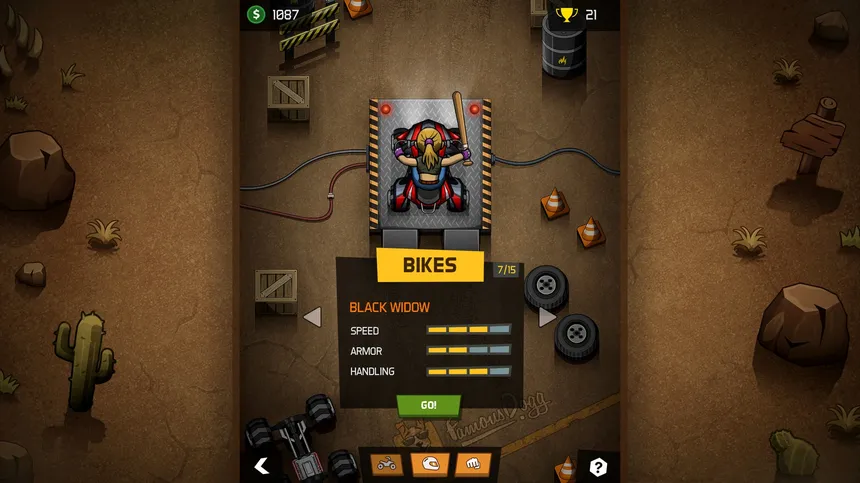 Скриншот 8 к игре Rude Racers: 2D Combat Racing