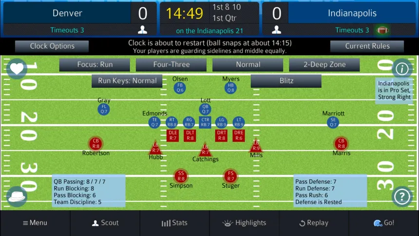 Скриншот 1 к игре Pro Strategy Football 2020