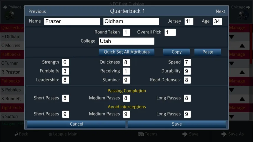 Скриншот 4 к игре Pro Strategy Football 2020