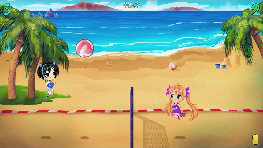 Скриншот 1 к игре Chibi Volleyball