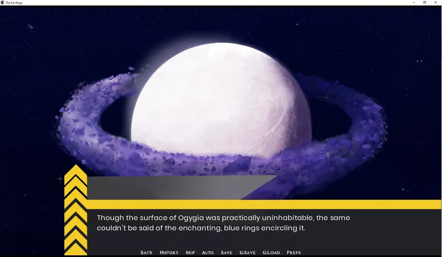 Скриншот 6 к игре The Far Rings: A Space Opera Visual Novella
