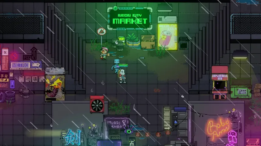 Скриншот 1 к игре Neon City Riders