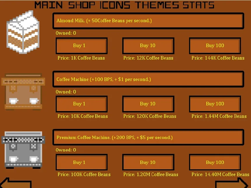 Скриншот 3 к игре Clickable Coffee Shop