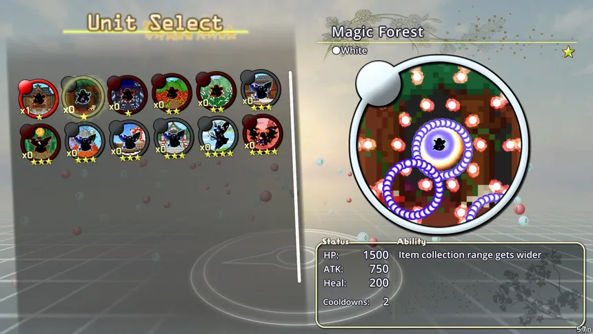 Скриншот 5 к игре 東方覚醒珠（※二次創作） ～ Fan-made Virtual Autography.