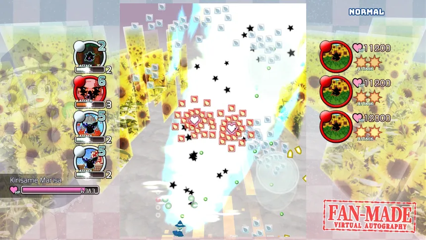 Скриншот 7 к игре 東方覚醒珠（※二次創作） ～ Fan-made Virtual Autography.