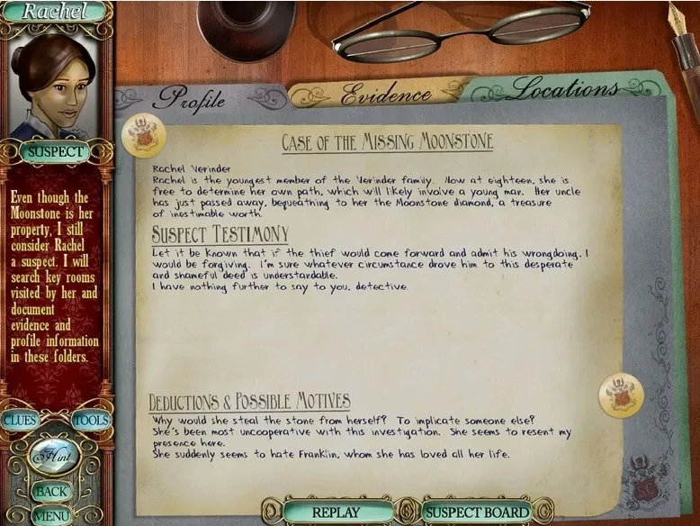 Скриншот 6 к игре Mystery Masterpiece: The Moonstone
