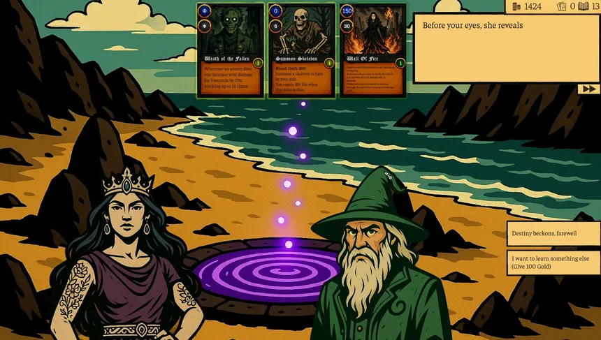 Скриншот 4 к игре School of Magic: Deck & Slash