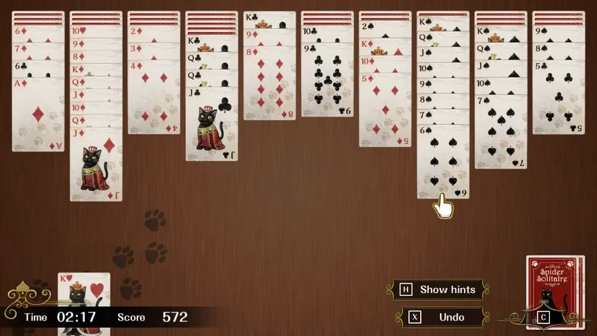 Скриншот 3 к игре Spider Solitaire F