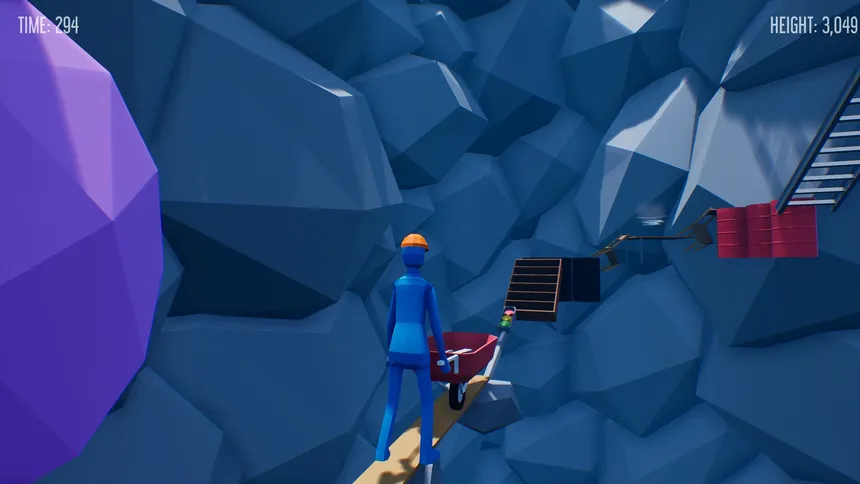 Скриншот 2 к игре Climb With Wheelbarrow
