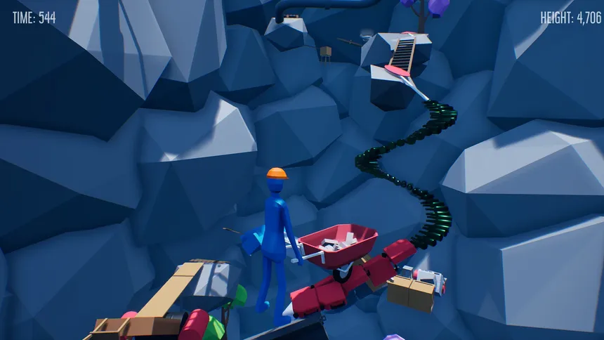 Скриншот 6 к игре Climb With Wheelbarrow