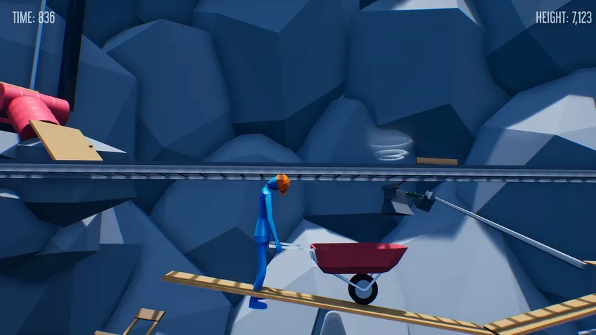 Скриншот 7 к игре Climb With Wheelbarrow