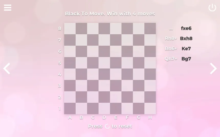 Скриншот 3 к игре Zen Chess: Blindfold Masters