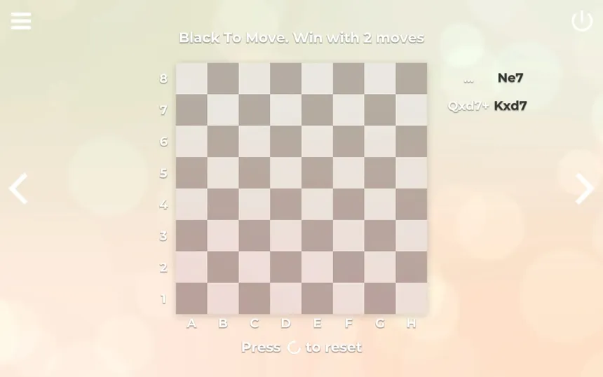 Скриншот 5 к игре Zen Chess: Blindfold Masters