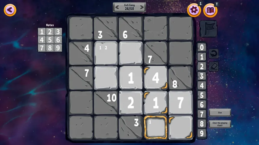 Скриншот 1 к игре Kakuro
