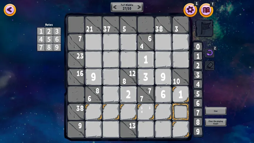 Скриншот 3 к игре Kakuro