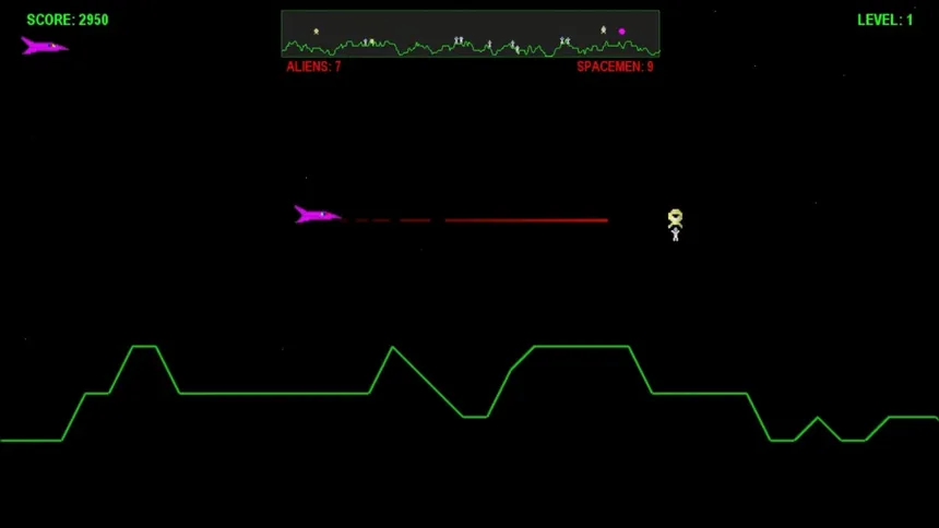 Скриншот 1 к игре Spaceman Defender