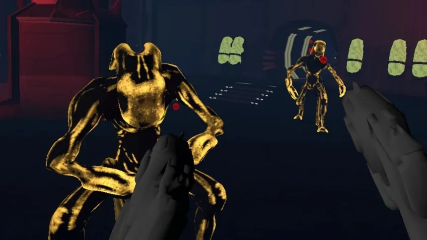 Скриншот 1 к игре Alien Shooter in Space Cradle - Virtual Reality