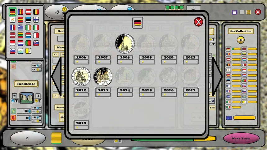 Скриншот 2 к игре Euro NumismatCy! Coin Collector