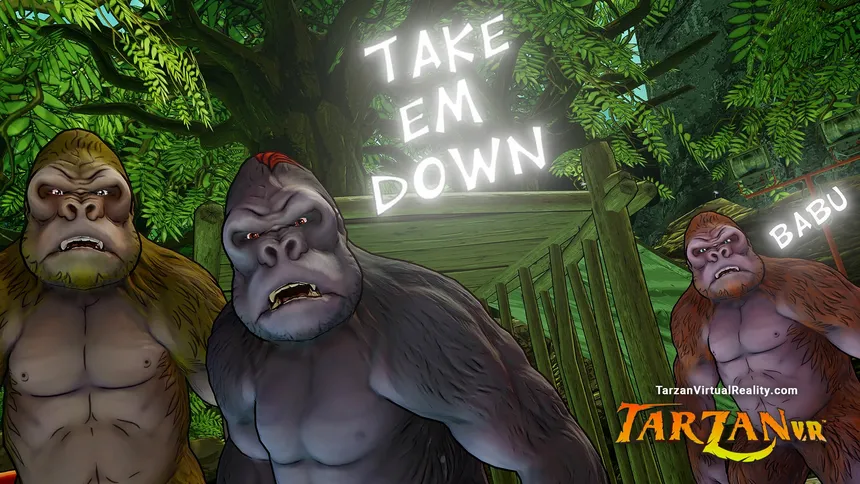 Скриншот 2 к игре Tarzan VR  The Trilogy Edition