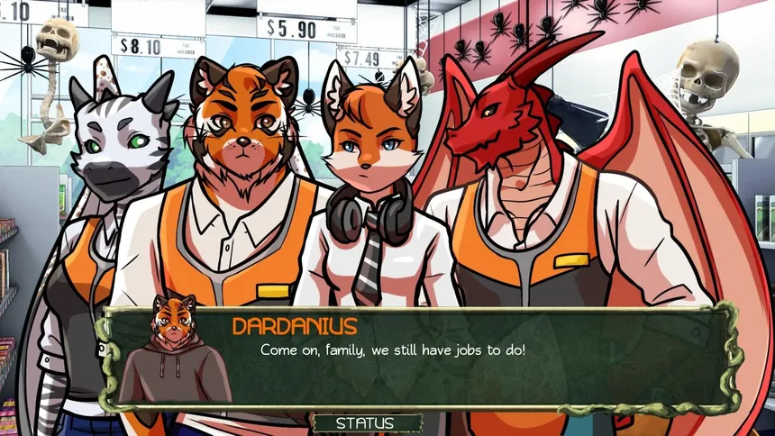 Скриншот 1 к игре Furries & Scalies: Super Scary Halloween Spooky Times