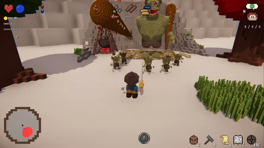 Скриншот 1 к игре Voxel Crusade