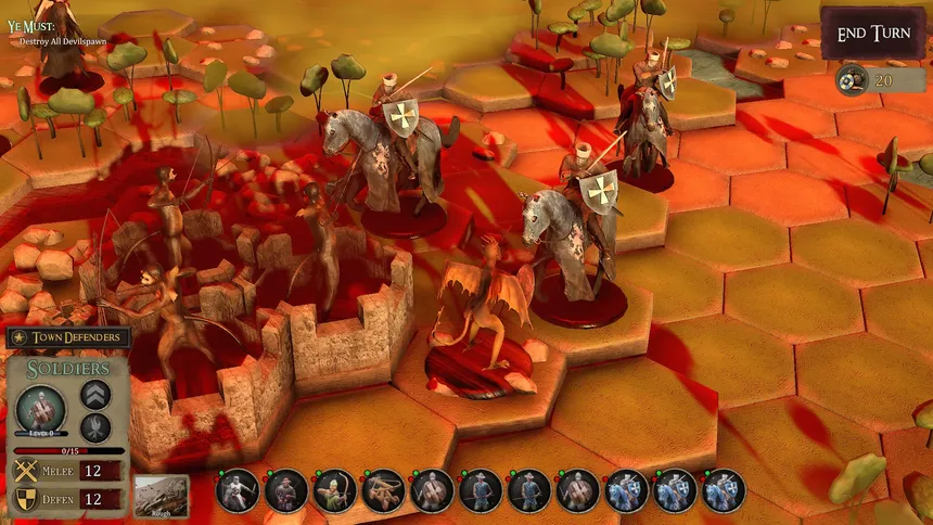 Скриншот 4 к игре To Battle!: Hell's Crusade