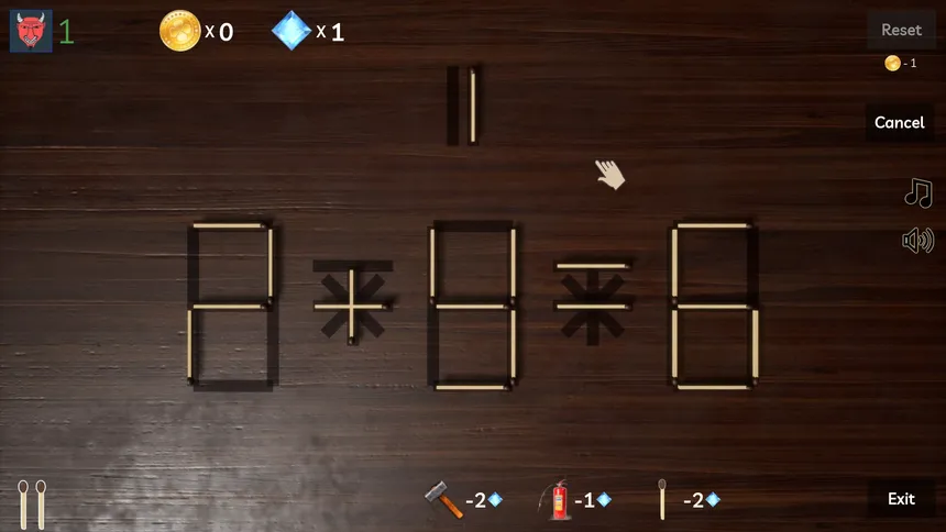 Скриншот 1 к игре Puzzle: Fire Sticks