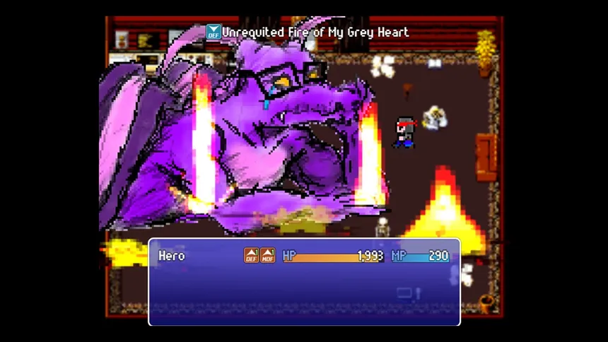 Скриншот 2 к игре Victim Cache the RPG - An 80s JRPG Parody