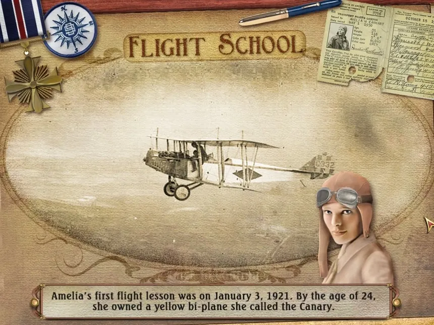 Скриншот 3 к игре Unsolved Mystery Club: Amelia Earhart