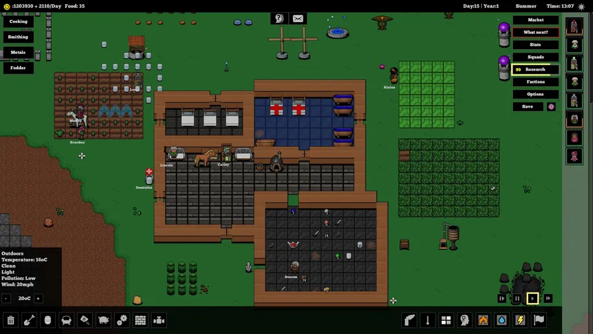 Скриншот 1 к игре WizardCraft Colonies