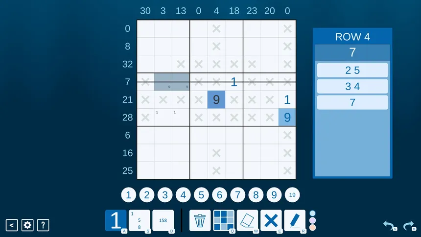 Скриншот 5 к игре Sandwich Sudoku