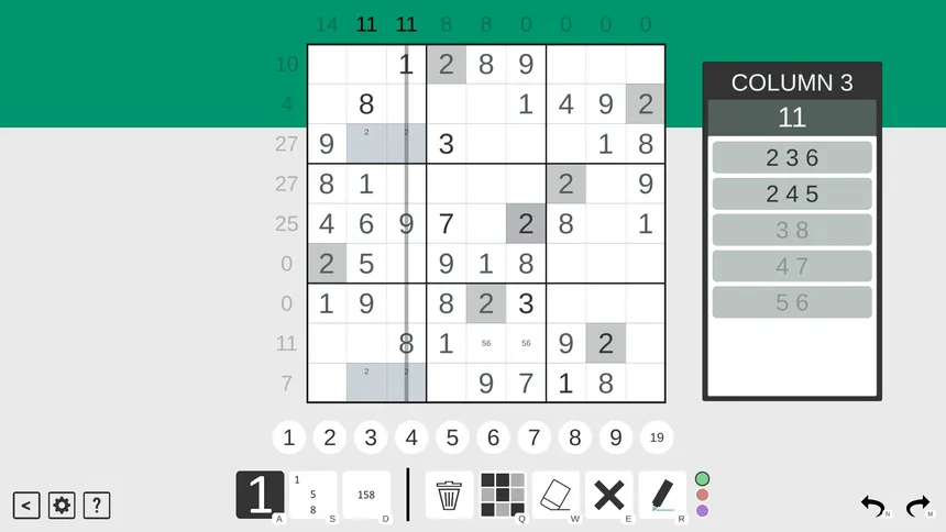 Скриншот 7 к игре Sandwich Sudoku