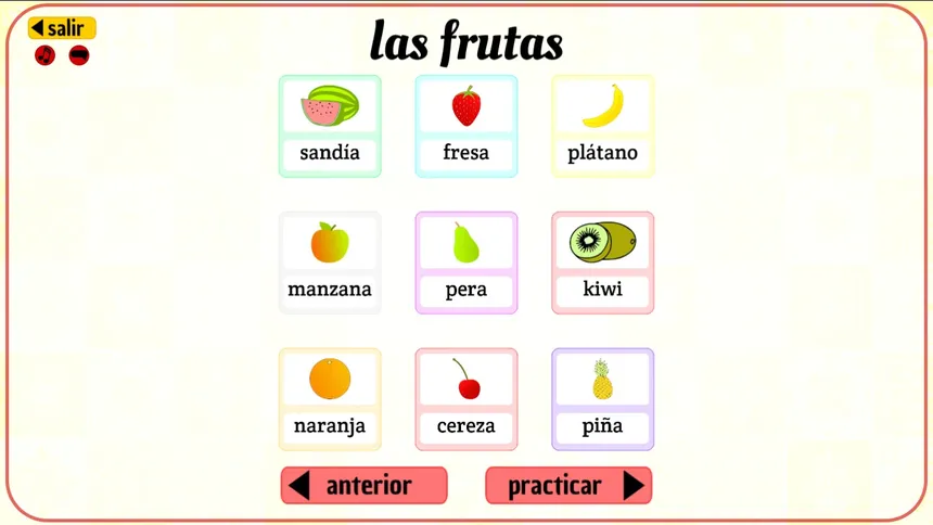 Скриншот 3 к игре Learn Spanish! Easy Vocabulary