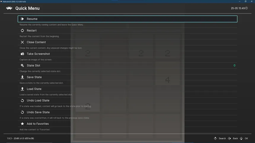 Скриншот 2 к игре RetroArch